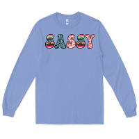 Colony Blue sassy Long Sleeve Tee - JahusDesignShop