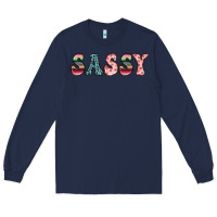 Navy sassy Long Sleeve Tee - JahusDesignShop