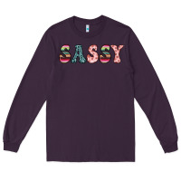 Plum sassy Long Sleeve Tee - JahusDesignShop