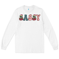 White sassy Long Sleeve Tee - JahusDesignShop