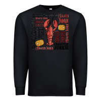 Black crawfish junkie Premium Sweatshirt - MaliasSmallBusiness