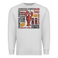 Dove Grey crawfish junkie Premium Sweatshirt - MaliasSmallBusiness