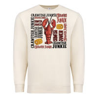 Sandshell crawfish junkie Premium Sweatshirt - MaliasSmallBusiness