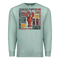 Seafoam crawfish junkie Premium Sweatshirt - MaliasSmallBusiness