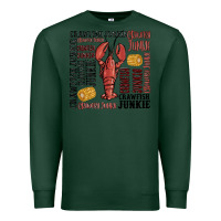 Sports Green crawfish junkie Premium Sweatshirt - MaliasSmallBusiness