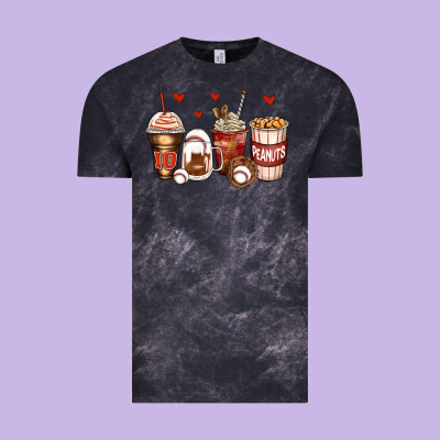 Baseball Coffee Cups Vintage Tee Designed By Zillion Design Studio