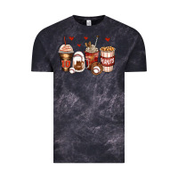 Cloud Black baseball coffee cups Vintage Tee - Zillion Design Studio