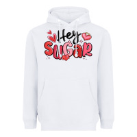 White hey sugar valentines day Heavyweight Hoodie - MaliasSmallBusiness