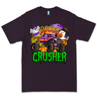 Plum spooky crusher monster truck Premium Tee - BarkalooDesign