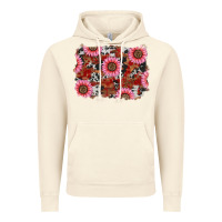 Vintage Artic valentine's day sunflowers leopard cowhide background Vintage Hoodie - RanaPortraitStore