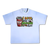 Grape Ice I Run On Coffee And Christmas Cheer Urban Heavy Tee - CowhideDigitalArt