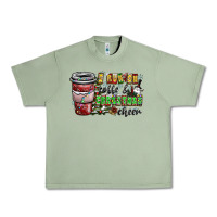 Oil Green I Run On Coffee And Christmas Cheer Urban Heavy Tee - CowhideDigitalArt