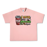 Salmon I Run On Coffee And Christmas Cheer Urban Heavy Tee - CowhideDigitalArt