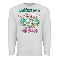 Dove Grey chilling with my peeps Premium Sweatshirt - MaliasSmallBusiness