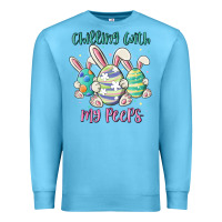 Ocean Blue chilling with my peeps Premium Sweatshirt - MaliasSmallBusiness