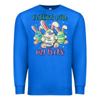 True Royal chilling with my peeps Premium Sweatshirt - MaliasSmallBusiness