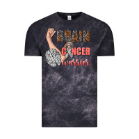 Cloud Black brain cancer warrior Vintage Tee - texasbilliewilder