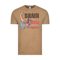 Vintage Coffee brain cancer warrior Vintage Tee - texasbilliewilder
