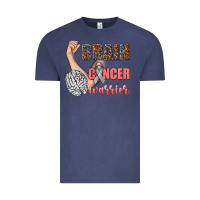 Vintage Denim brain cancer warrior Vintage Tee - texasbilliewilder
