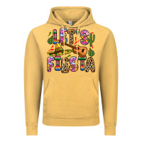 Vintage Mustard let s fiesta Vintage Hoodie - Zillion Design Studio