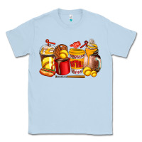 Dusty Blue softball coffee cups Classic Tee - AdoDesignShop