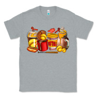 Heather Grey softball coffee cups Classic Tee - AdoDesignShop