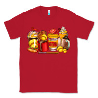 Red softball coffee cups Classic Tee - AdoDesignShop