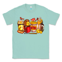 Seafoam softball coffee cups Classic Tee - AdoDesignShop