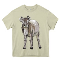 Mossy reindeer fawn deer Heavy Core Tee - LillyAllenDesigns