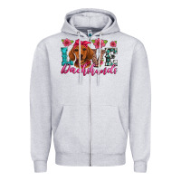 Heather Grey love dachshunds Zipper Hoodie - Artiststas