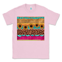 Bubblegum Pink leopard sunflower gemstone Classic Tee - JahusDesignShop