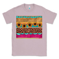 Lilac leopard sunflower gemstone Classic Tee - JahusDesignShop