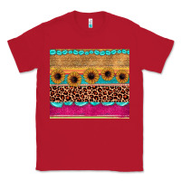 Red leopard sunflower gemstone Classic Tee - JahusDesignShop