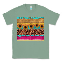 Sage leopard sunflower gemstone Classic Tee - JahusDesignShop