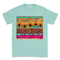 Seafoam leopard sunflower gemstone Classic Tee - JahusDesignShop