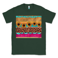 Sports Green leopard sunflower gemstone Classic Tee - JahusDesignShop