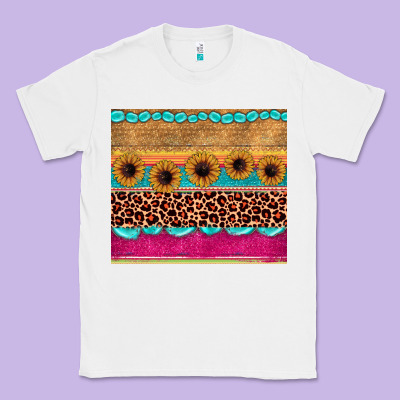 Leopard Sunflower Gemstone Classic Tee Designed By Jahusdesignshop