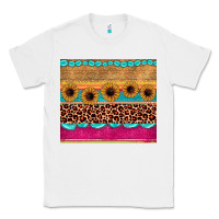 White leopard sunflower gemstone Classic Tee - JahusDesignShop