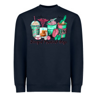 Navy licensed practical nurse coffee cups Heavyweight Sweatshirt - Zillion Design Studio