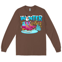 Chestnut winter vibes Long Sleeve Tee - BundleAndBundleShop