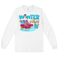 White winter vibes Long Sleeve Tee - BundleAndBundleShop