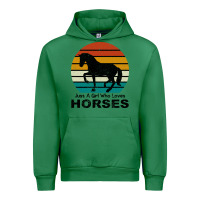 Emerald Just A Girl Who Loves Horses Urban Hoodie - Bettercallsaul