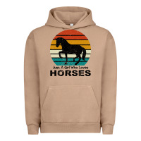 Pigment Burro Just A Girl Who Loves Horses Urban Hoodie - Bettercallsaul