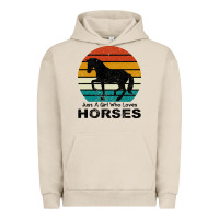 Pigment French Oak Just A Girl Who Loves Horses Urban Hoodie - Bettercallsaul