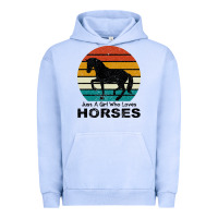 Pigment Grape Ice Just A Girl Who Loves Horses Urban Hoodie - Bettercallsaul