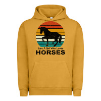 Pigment Peanut Butter Just A Girl Who Loves Horses Urban Hoodie - Bettercallsaul