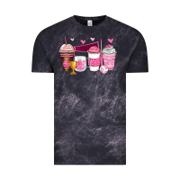 Cloud Black volleyball coffee cups Vintage Tee - Zillion Design Studio