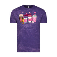 Cloud Purple volleyball coffee cups Vintage Tee - Zillion Design Studio