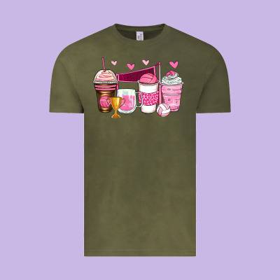 Volleyball Coffee Cups Vintage Tee Designed By Zillion Design Studio
