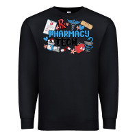 Black pharmacy tech Premium Sweatshirt - MaliasSmallBusiness